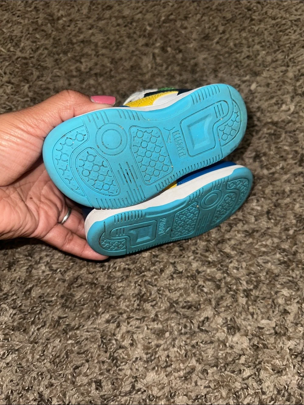 Puma Kids Rebound Layup High Top Sneakers